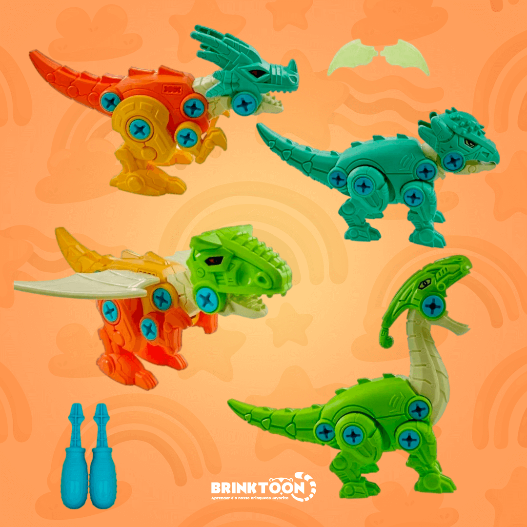 MonterSauros Espaço Infantil™ - Super Combo 4 em 1 + Brinde Exclusivo!