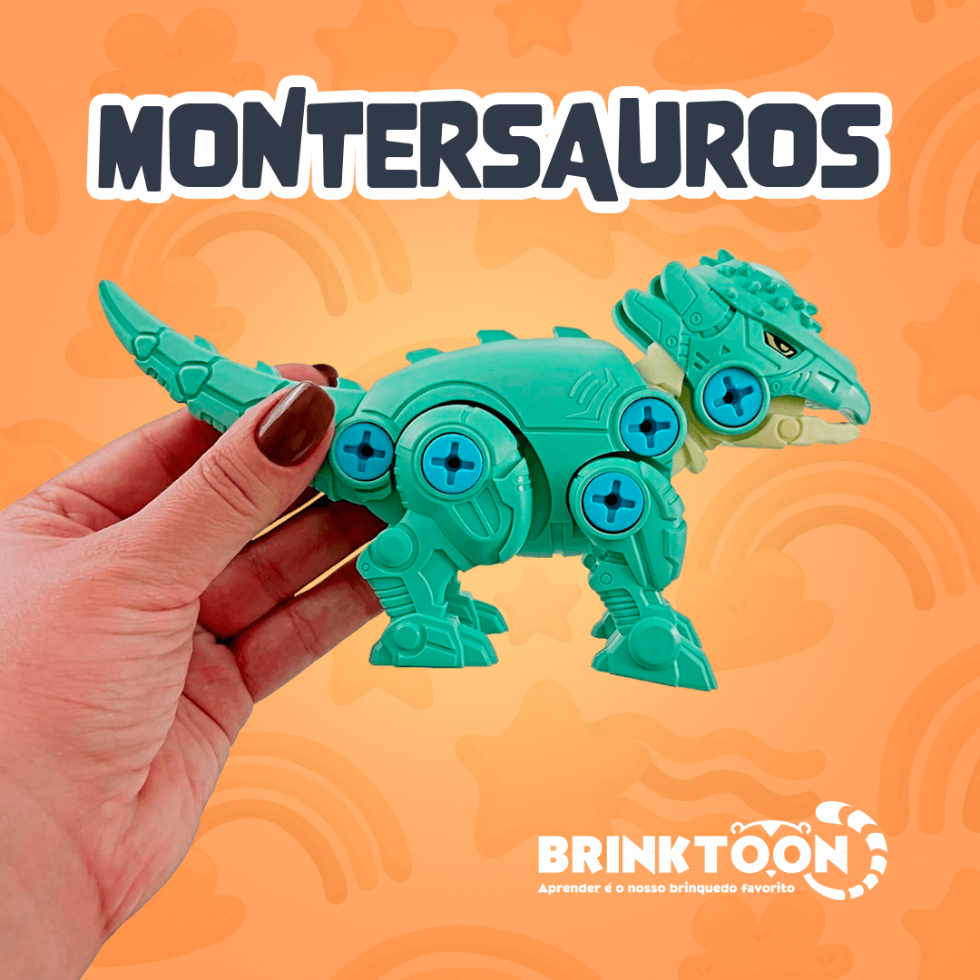 MonterSauros Espaço Infantil™ - Super Combo 4 em 1 + Brinde Exclusivo!