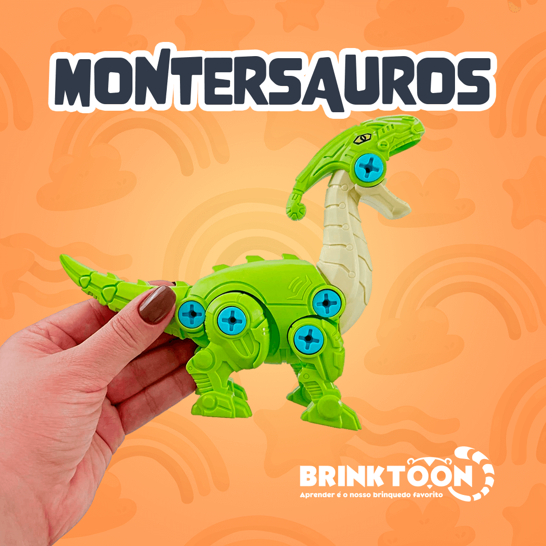 MonterSauros Espaço Infantil™ - Super Combo 4 em 1 + Brinde Exclusivo!