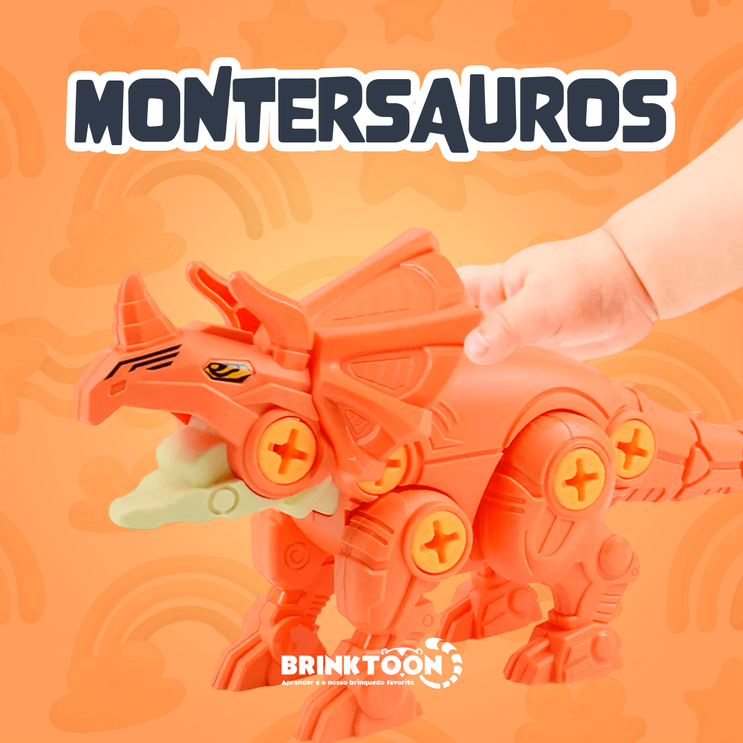 MonterSauros Espaço Infantil™ - Super Combo 4 em 1 + Brinde Exclusivo!