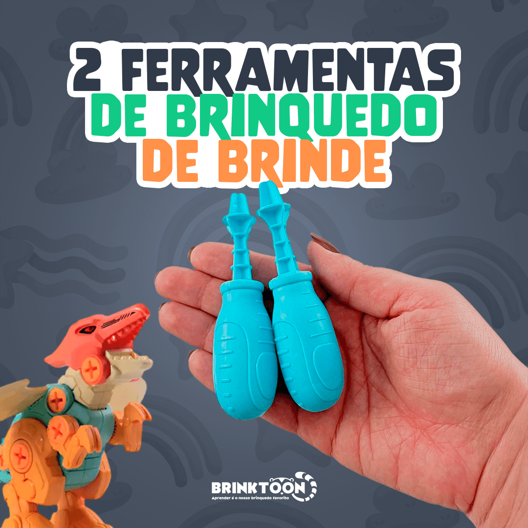 MonterSauros Espaço Infantil™ - Super Combo 4 em 1 + Brinde Exclusivo!