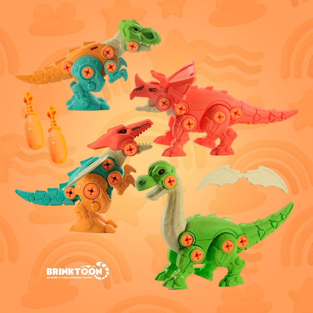 MonterSauros Espaço Infantil™ - Super Combo 4 em 1 + Brinde Exclusivo!