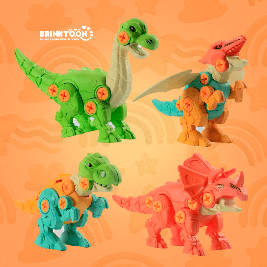MonterSauros Espaço Infantil™ - Super Combo 4 em 1 + Brinde Exclusivo!