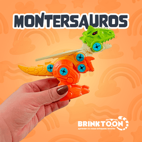 MonterSauros Espaço Infantil™ - Super Combo 4 em 1 + Brinde Exclusivo!