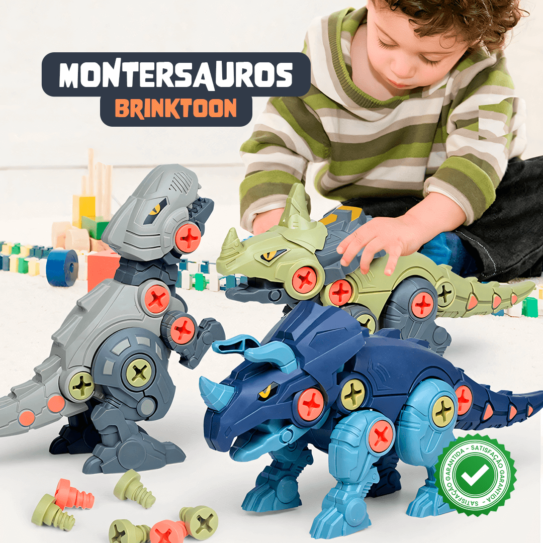 MonterSauros Espaço Infantil™ - Super Combo 4 em 1 + Brinde Exclusivo!