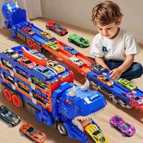 Caminhão Dinossauro Engole Carros - Brinquedo Educativo